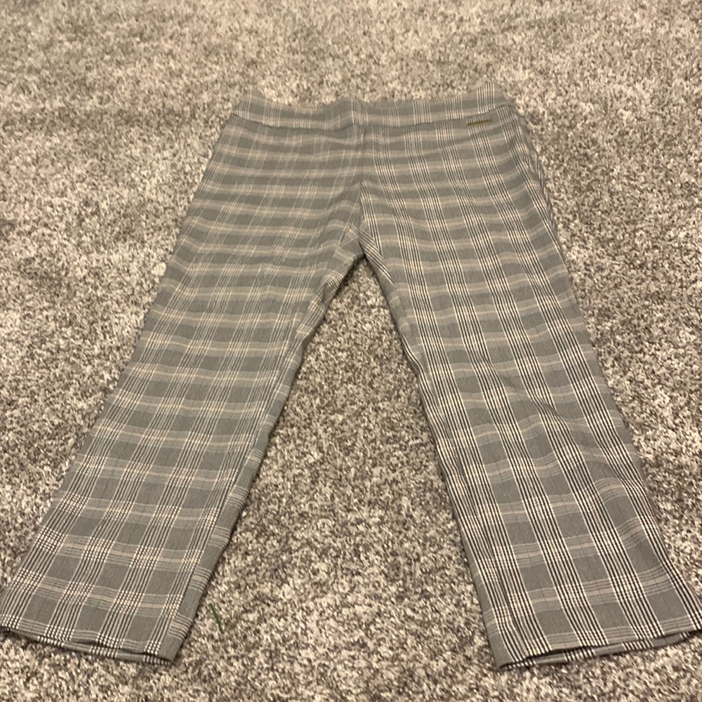 Checkered women’s business pants